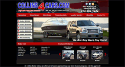 Desktop Screenshot of collins4cars.com